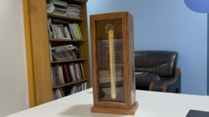 ZimRights leadership baton engraved with the names of successive National Directors, symbolising leadership transition and continuity.